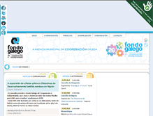 Tablet Screenshot of fondogalego.org